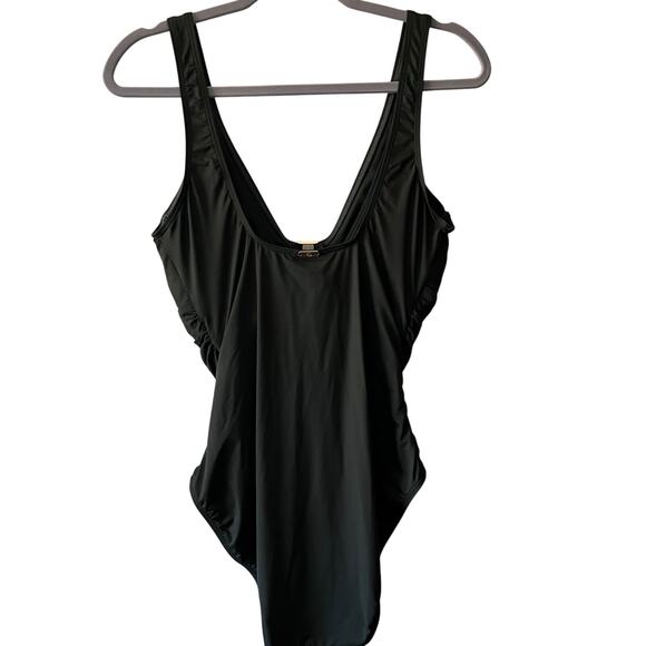 Lauren Ralph Lauren Green One-Piece Swimsuit – Size 14 – Logo Detail - Picture 2 of 6